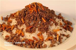 Elbabour fried minced meat
